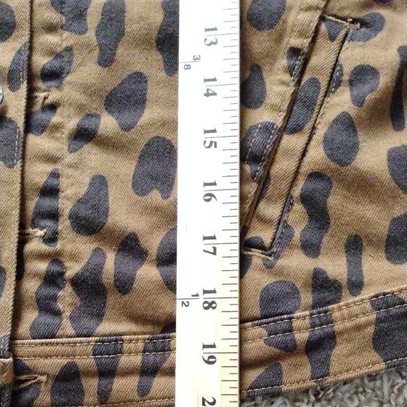 L’AGENCE NEW! Celine Cheetah Print Denim Jacket Size XS  MSRP $365 - Picture 6 of 9